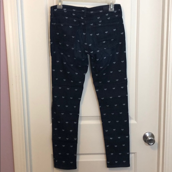 AG Stevie Ankle Heart Skinny Jeans Valentine’s Day - Picture 5 of 6